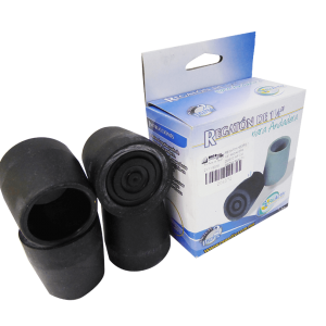 Regaton negro 1 1/8 para andadera 4 piezas